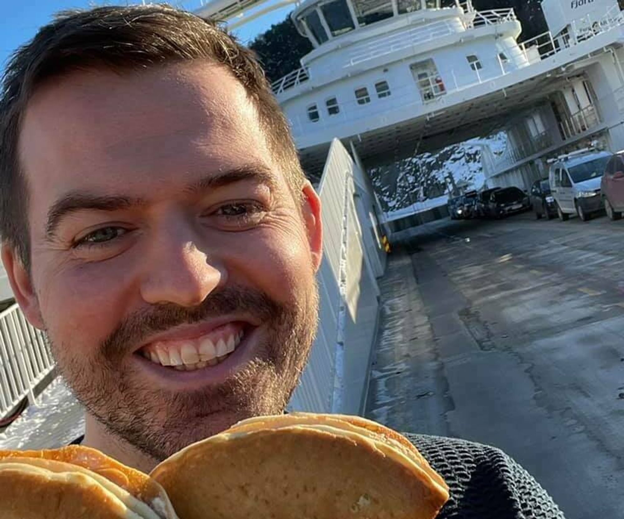 No kan Torbjørn Vereide smile - ferjeprisane blir halvert