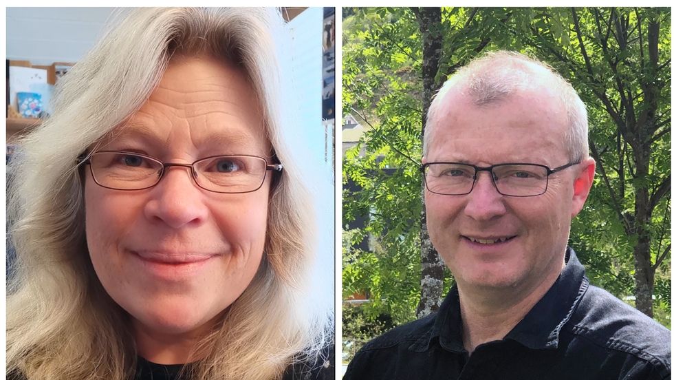 VIKTIG MED BALANSE: Hilde Cornliusen (t.v) meiner det er viktig med kjønnsbalanse i forsking, og Carlo Aall (t.h) ser fleire kvinner søkja innafor miljøforskning.