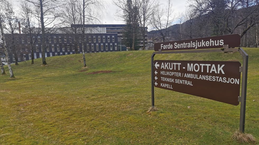 SJUKEHUSET: Førde Sentralsjukehus
