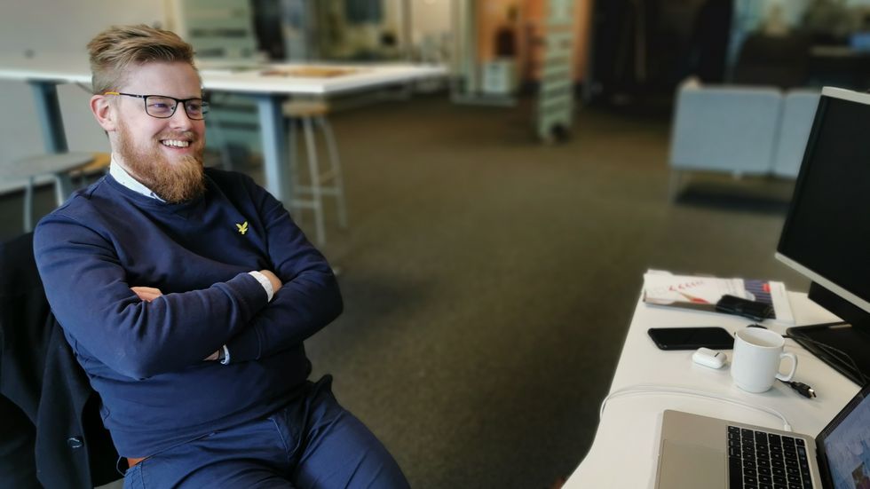 NØGD: Erlend Fardal Lunde