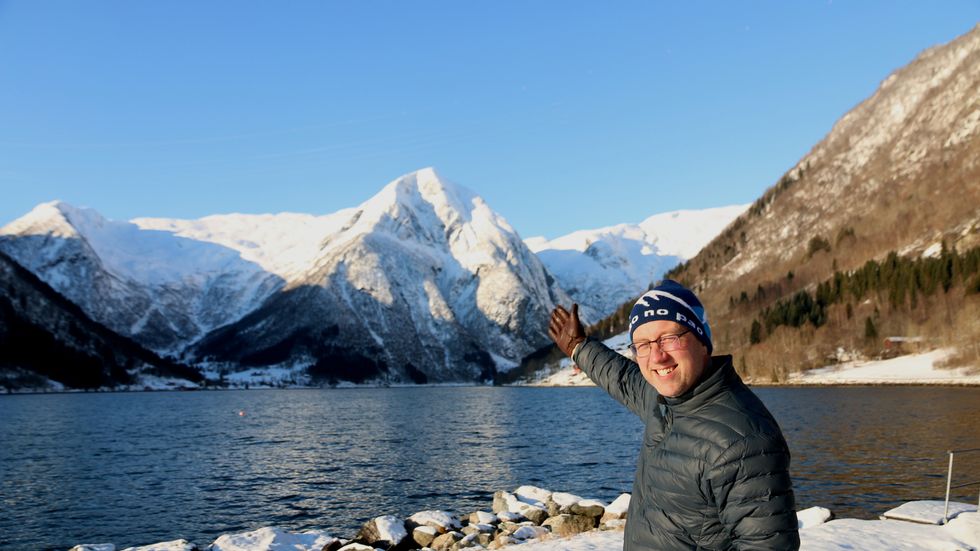 BRU: Snart kan det liggje ei bru i denne utsikta.