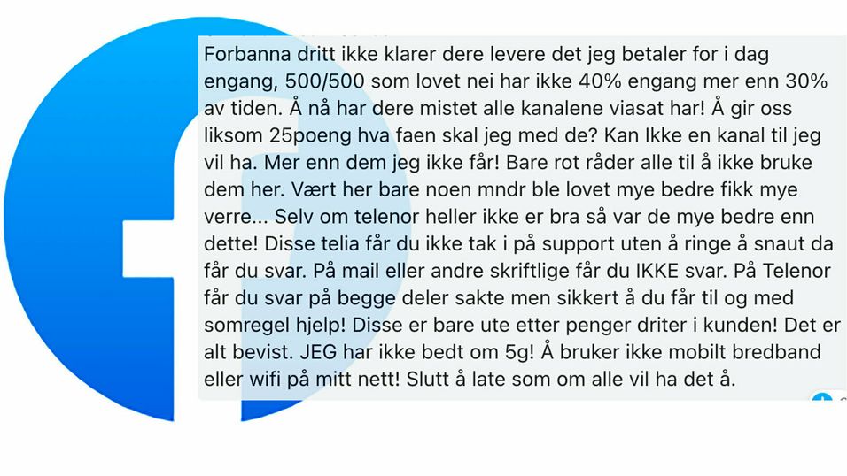 Facebook-reaksjon