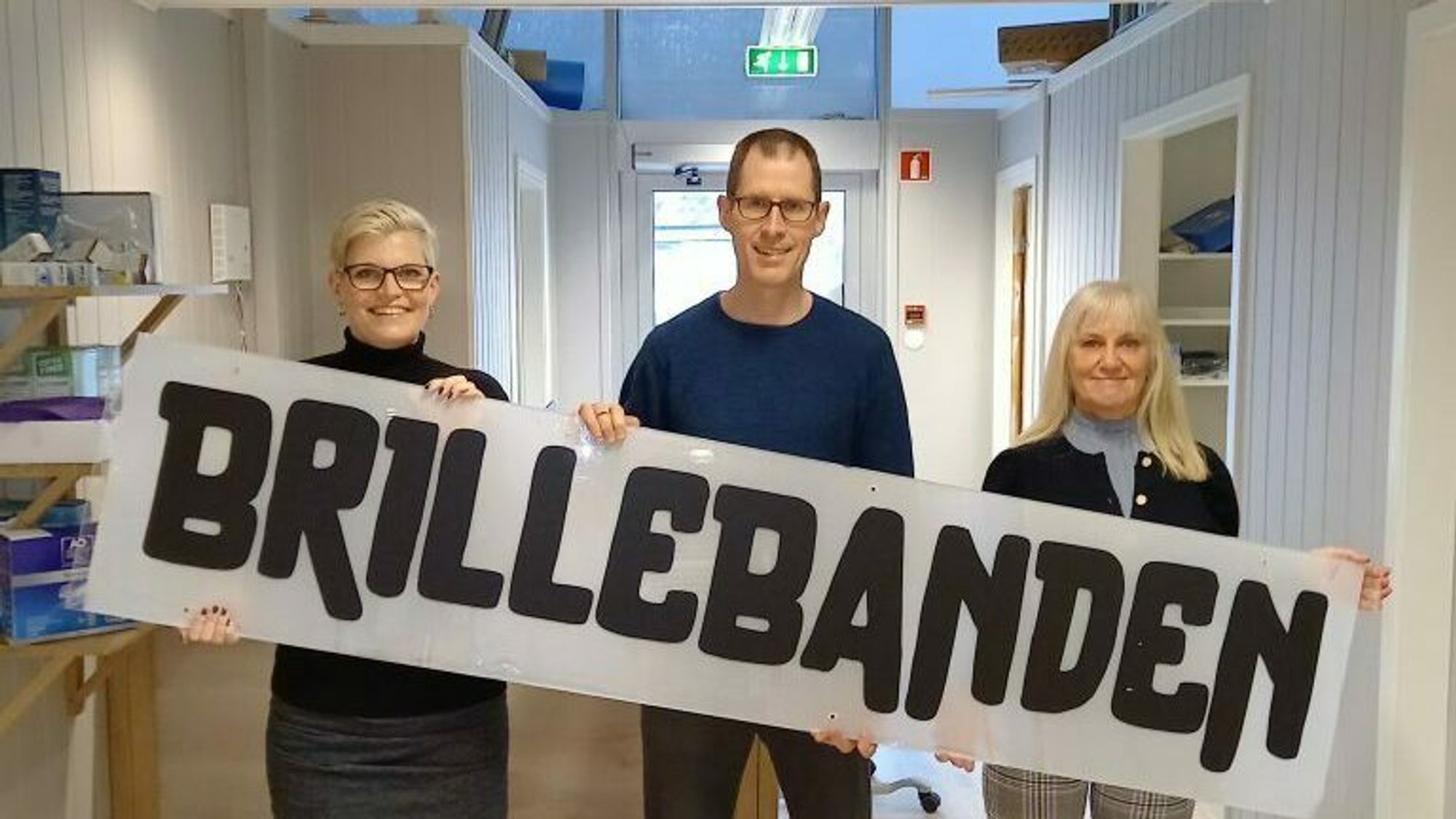OPNAR: 6. april skal dei etter planen opne si nye avdeling i Blomsterdalen. Kjell Magne Talleraas (midten) her saman med Kristin Haarvei og Kari Dyrehovden Andersen.