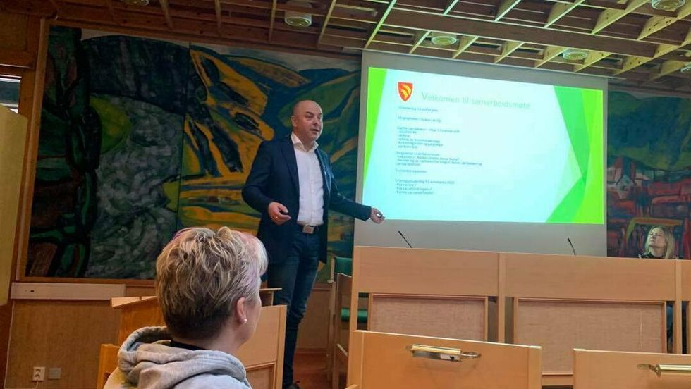 KONSTRUKTIVT: Audun Mo var nøgd med oppmøtet og dialogen kommunen fekk i gang med næringsaktørane.