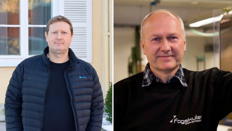 TILBOD: Både Tommy Ølmheim i Høyanger Næringsutvikling og rektor ved Fagskulen i Sogn og Fjordane, Reidar Grønli, meiner det nye fagskuletilbodet vil vere eit viktig tilbod.