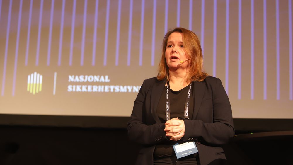 Bente Hoff, direktør for Nasjonalt cybersikkerhetssenter (NCSC), under Inside Telecom-konferansen torsdag.