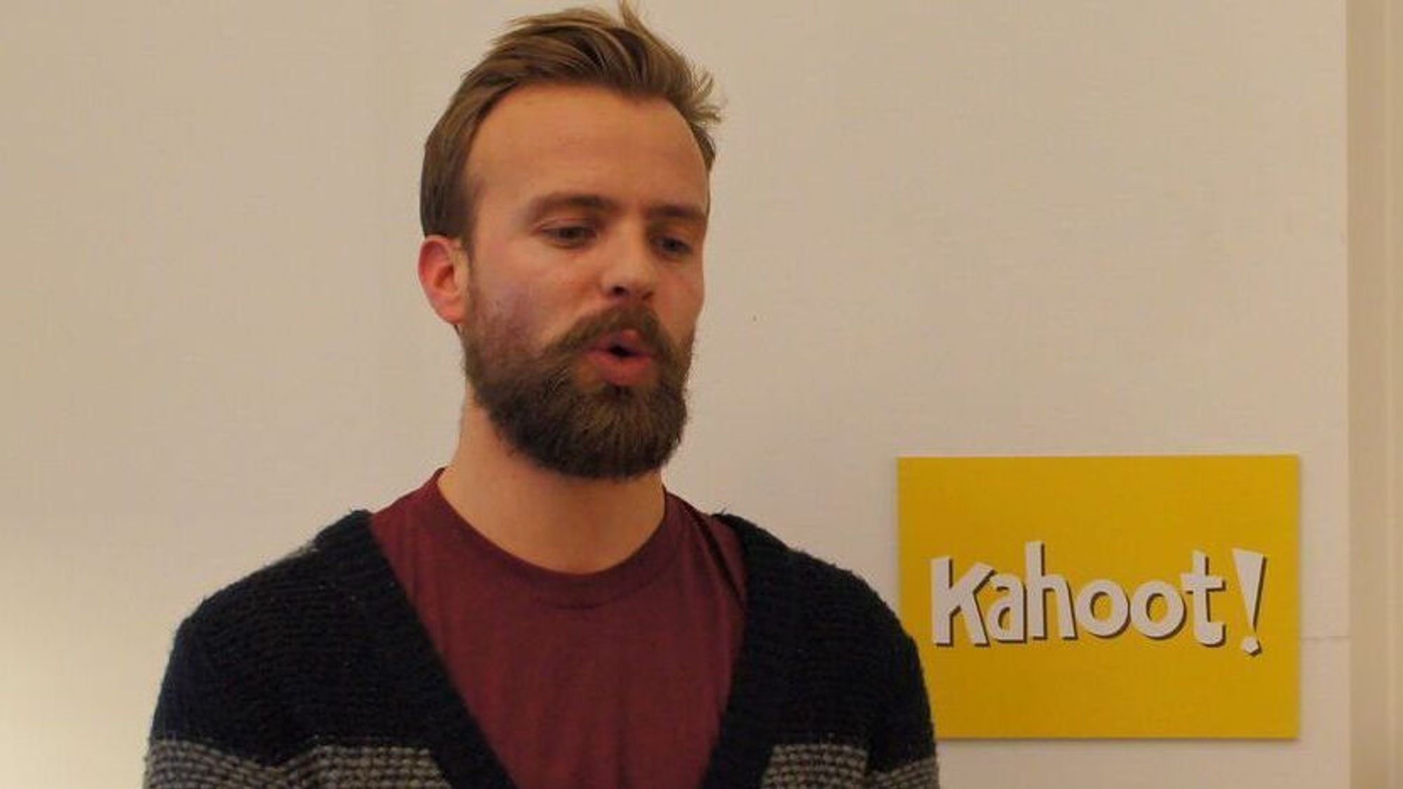 Gründer og tidligere administrerende direktør Johan Brand i Kahoot. Arkivfoto.