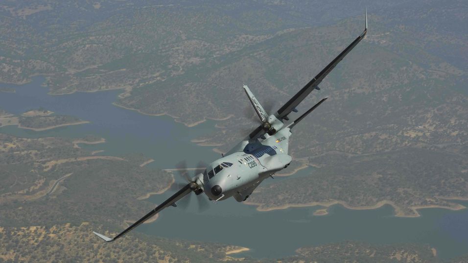 Illustrasjonsbilde. Airbus C295 med winglets.