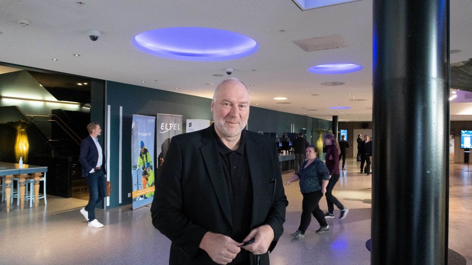 Telia Norge-sjef Stein-Erik Vellan på Inside Telecom-konferansen høsten 2021.