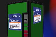Her er minnekort-automaten