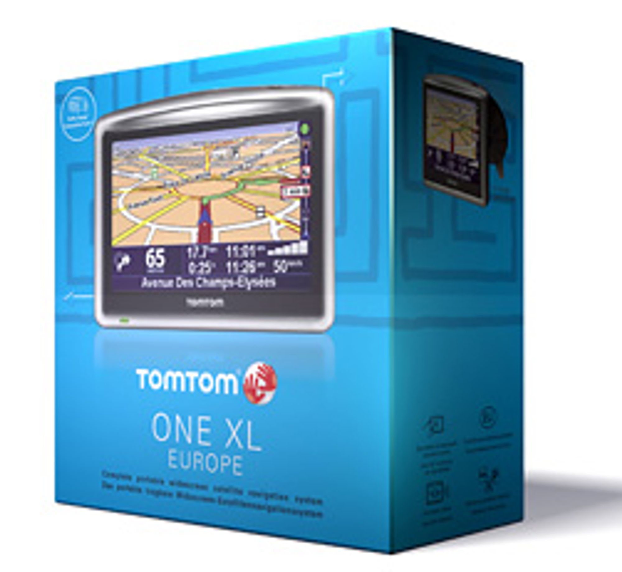 TomTom kommer med preinnstallerte kart for Europa eller Skandinavia. (Foto: TomTom)