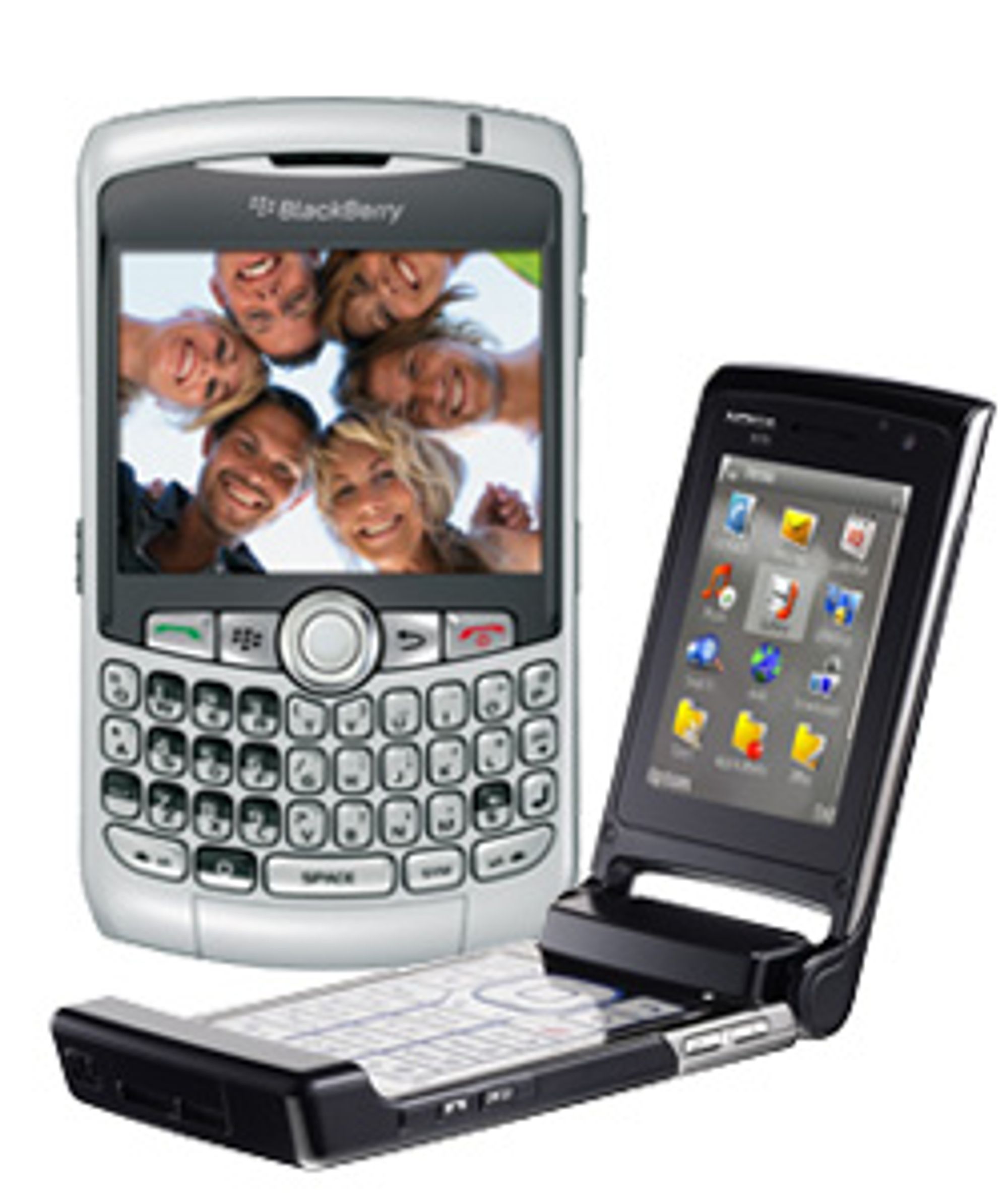 Skal Nokia sluke Blackberry? (Foto: RIM / Nokia)
