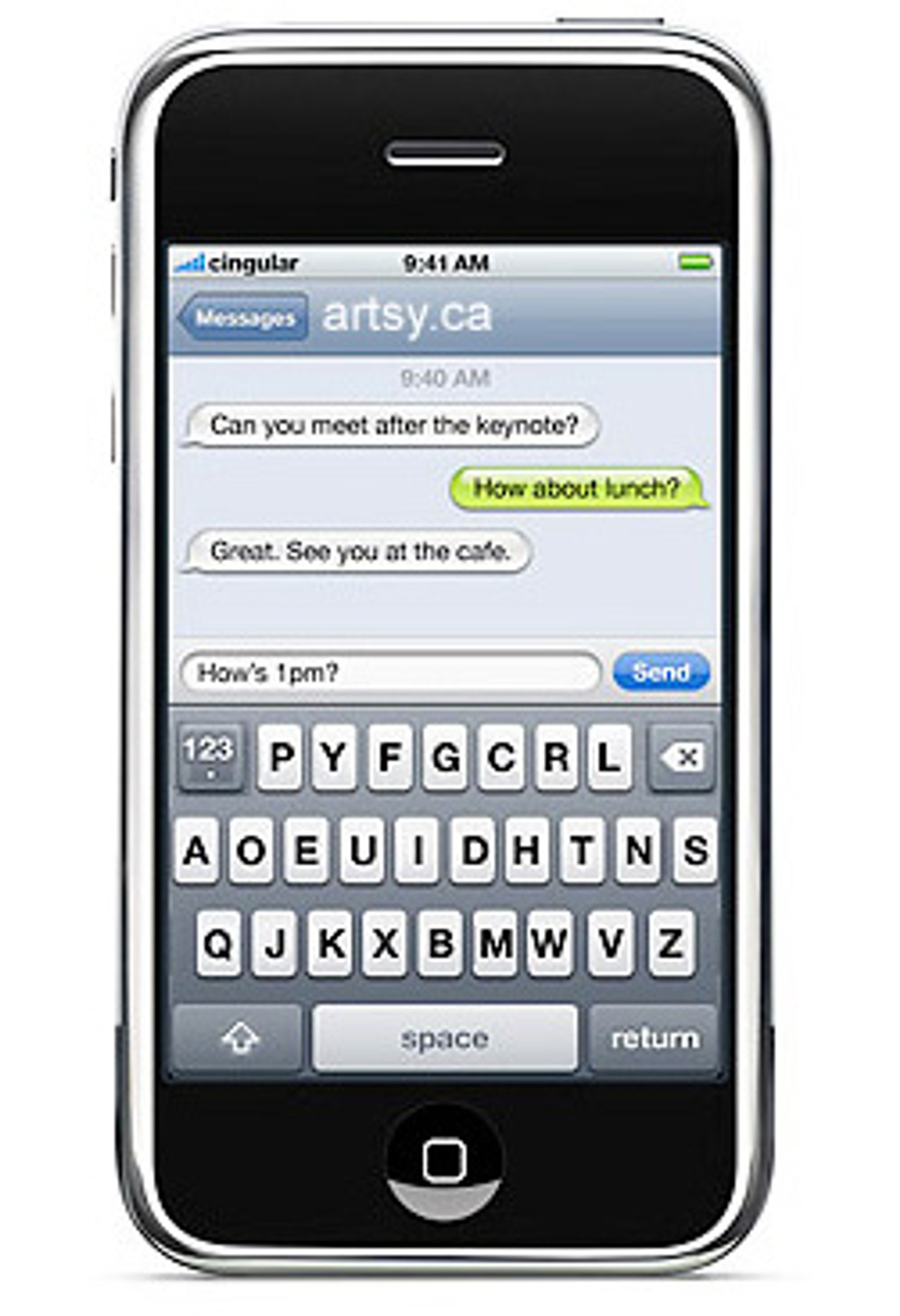 Er tastaturet til iPhone dårlig? (Bilde: Artsy.ca v2)
