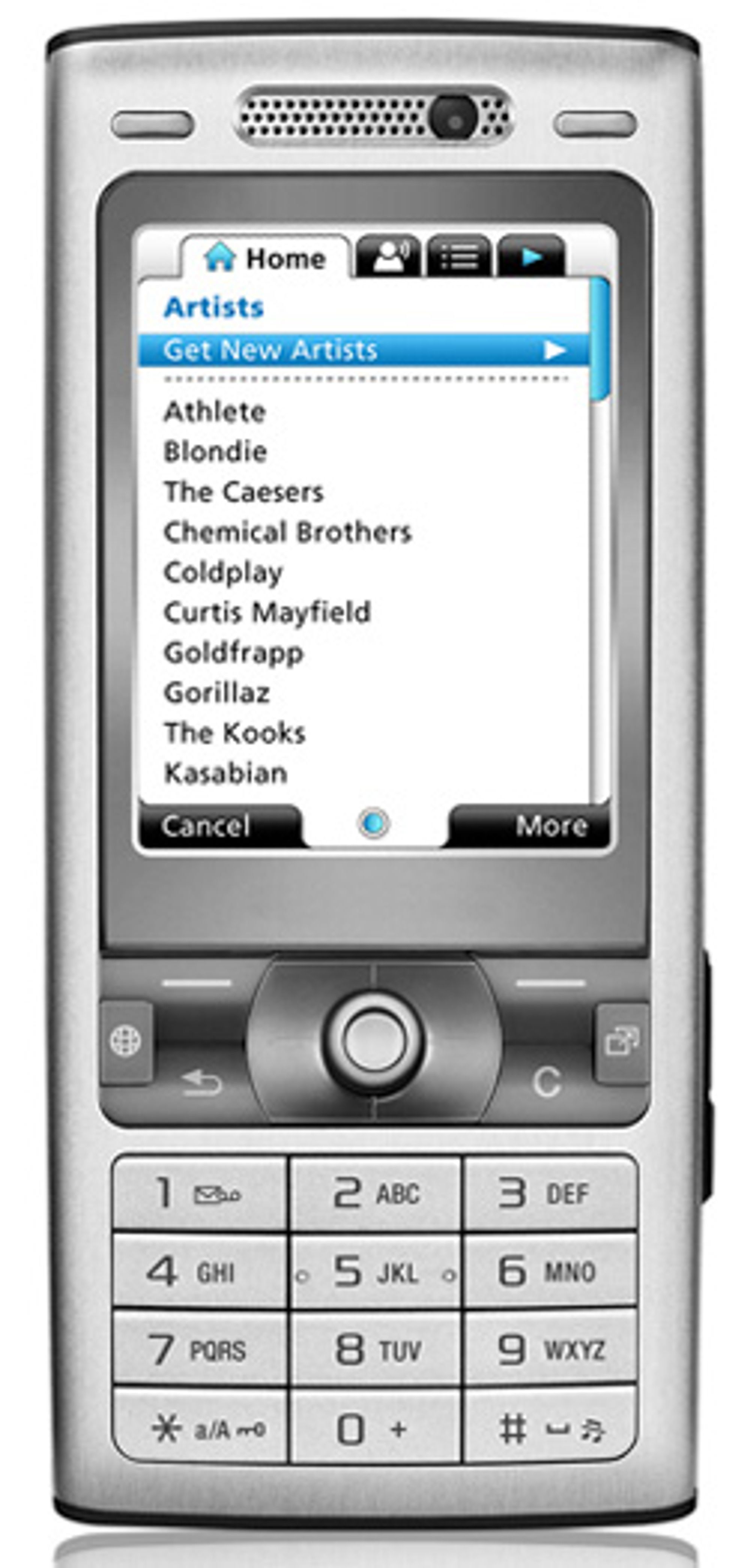 Slik ser Musicstation ut. (Bilde: Omnifone)