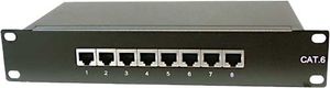Assman 8 port Patchepanel 10" Cat6