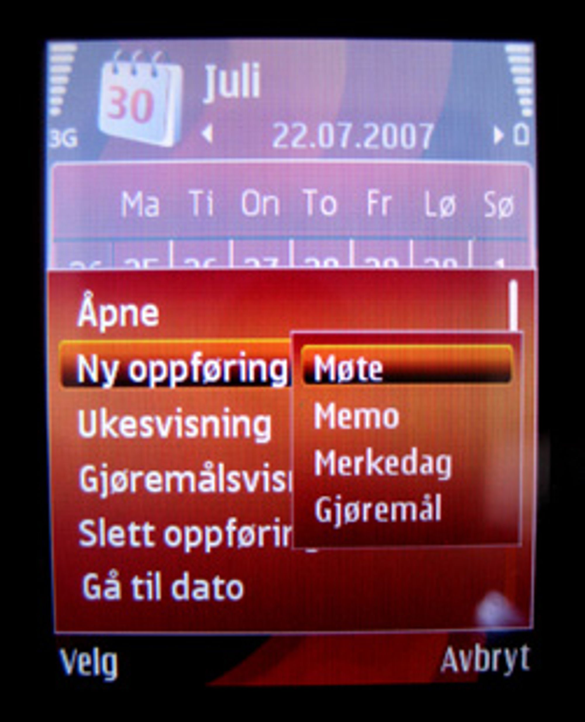 Slik oppretter du en ny oppføring.