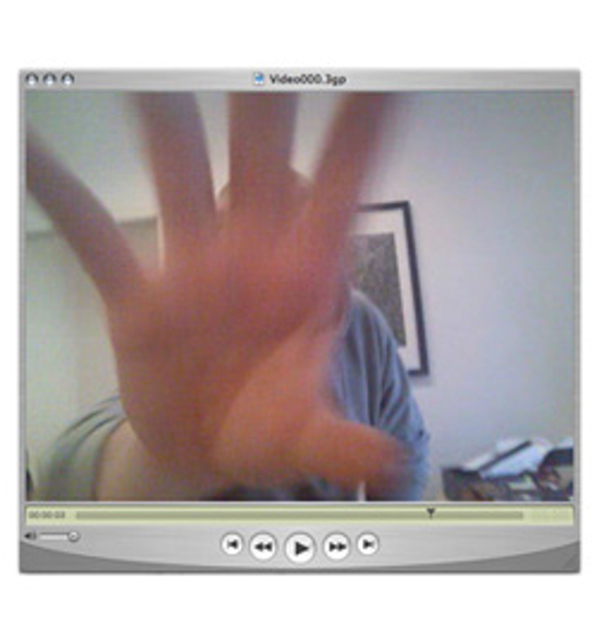 Når du spiller av videoer på PC-en får du de i full størrelse.
