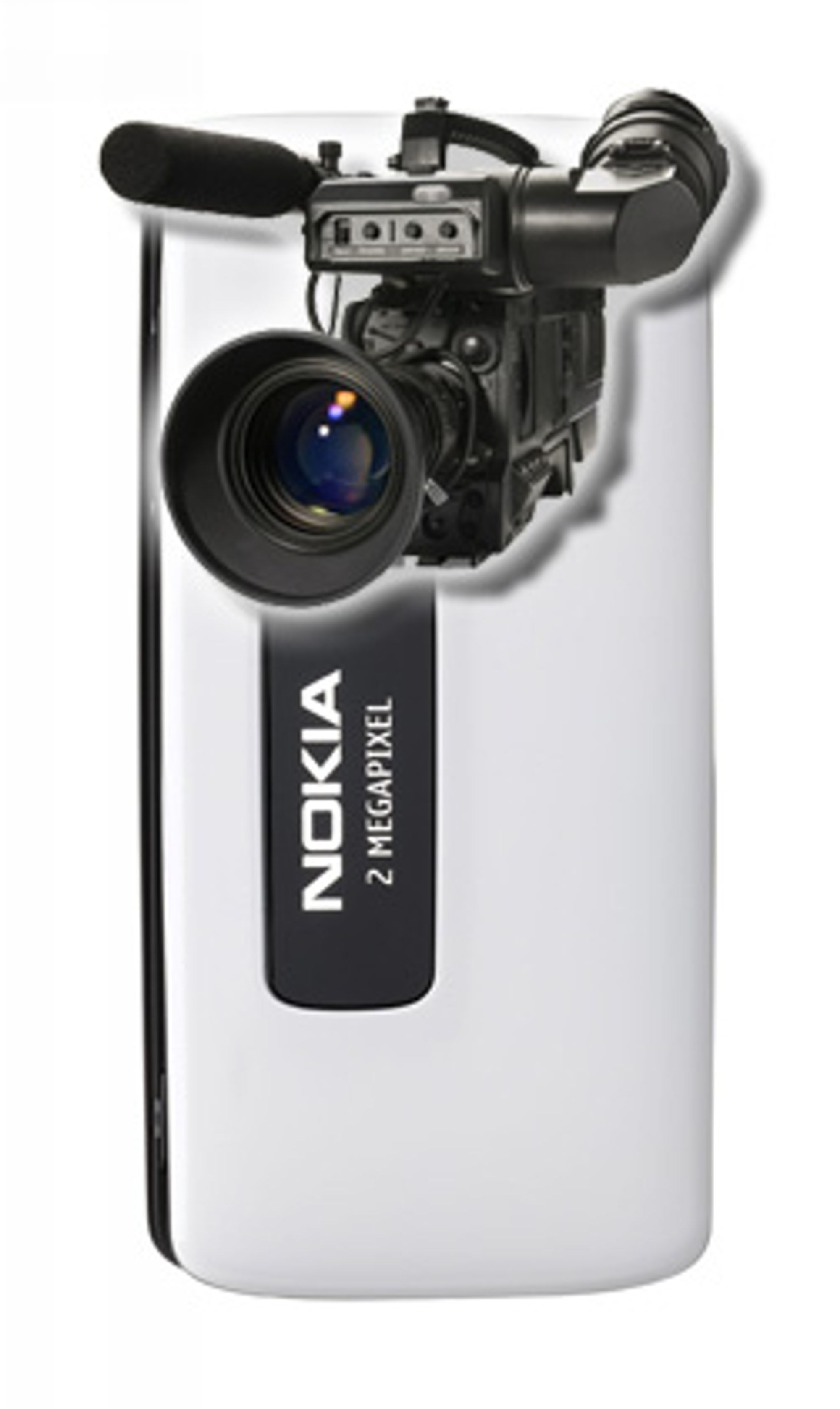 Nokia 6288 er et skikkelig videokamera. (Illustrasjon: Einar Eriksen)