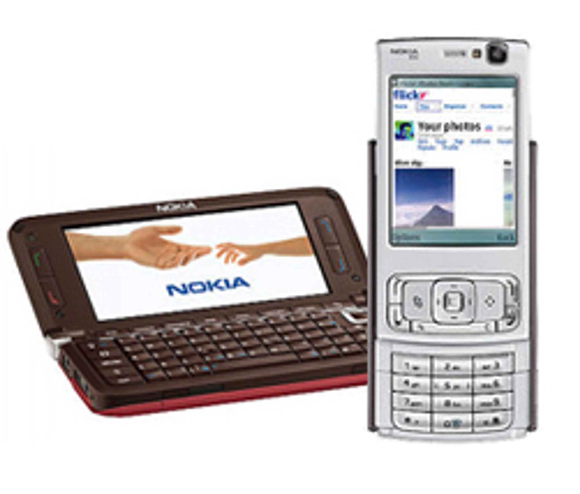 E90 og N95 er to avanserte Nokia-telefoner med super-3G.