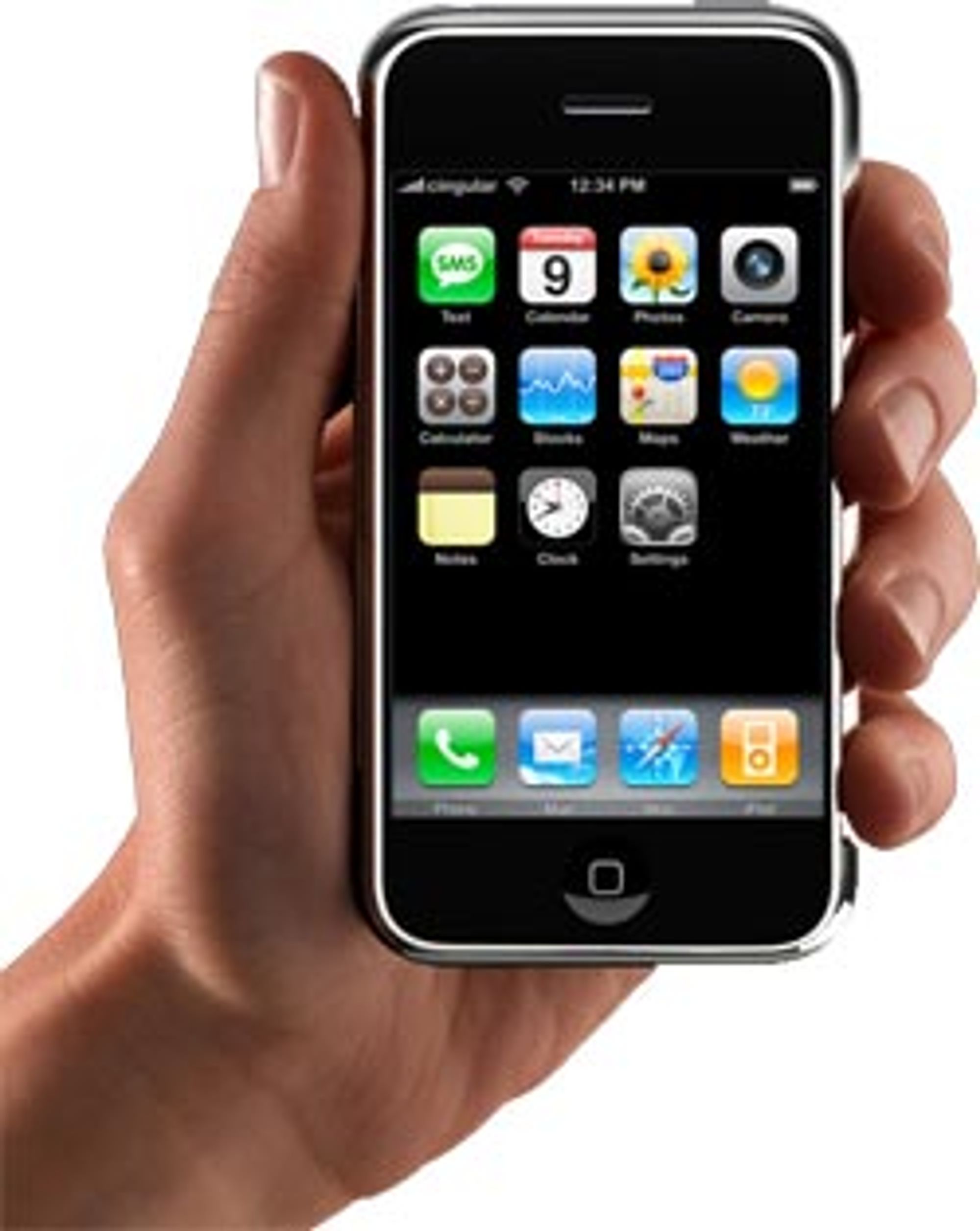 Iphone er populær i USA. (Foto: Apple)