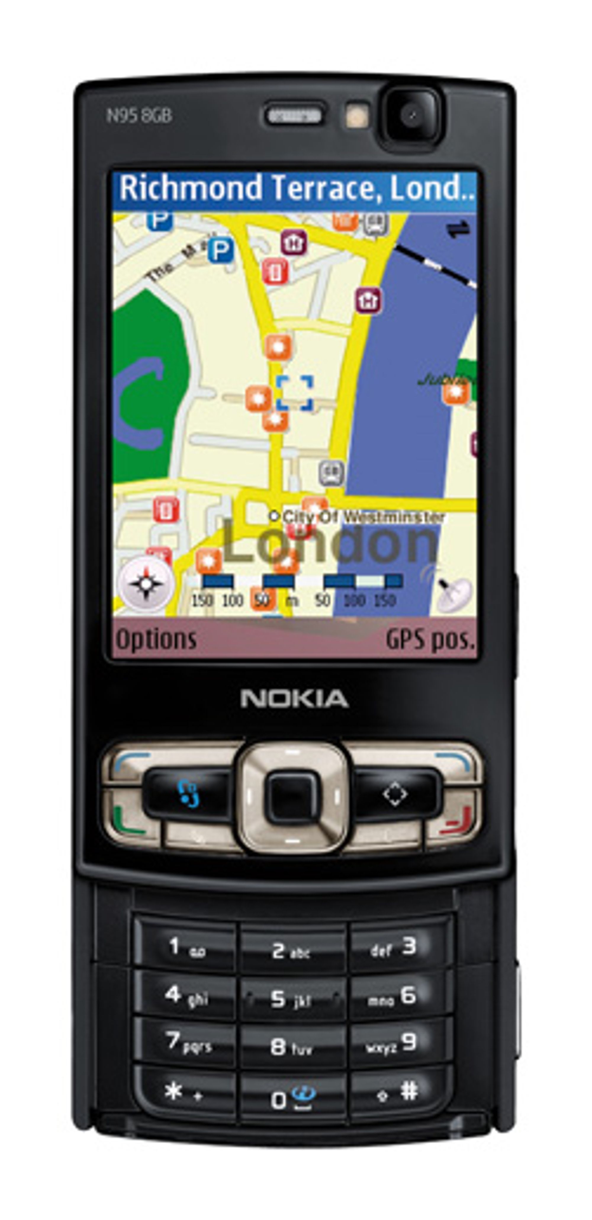 Nokias N95 er den mest kjente GPS-mobilen her til lands.