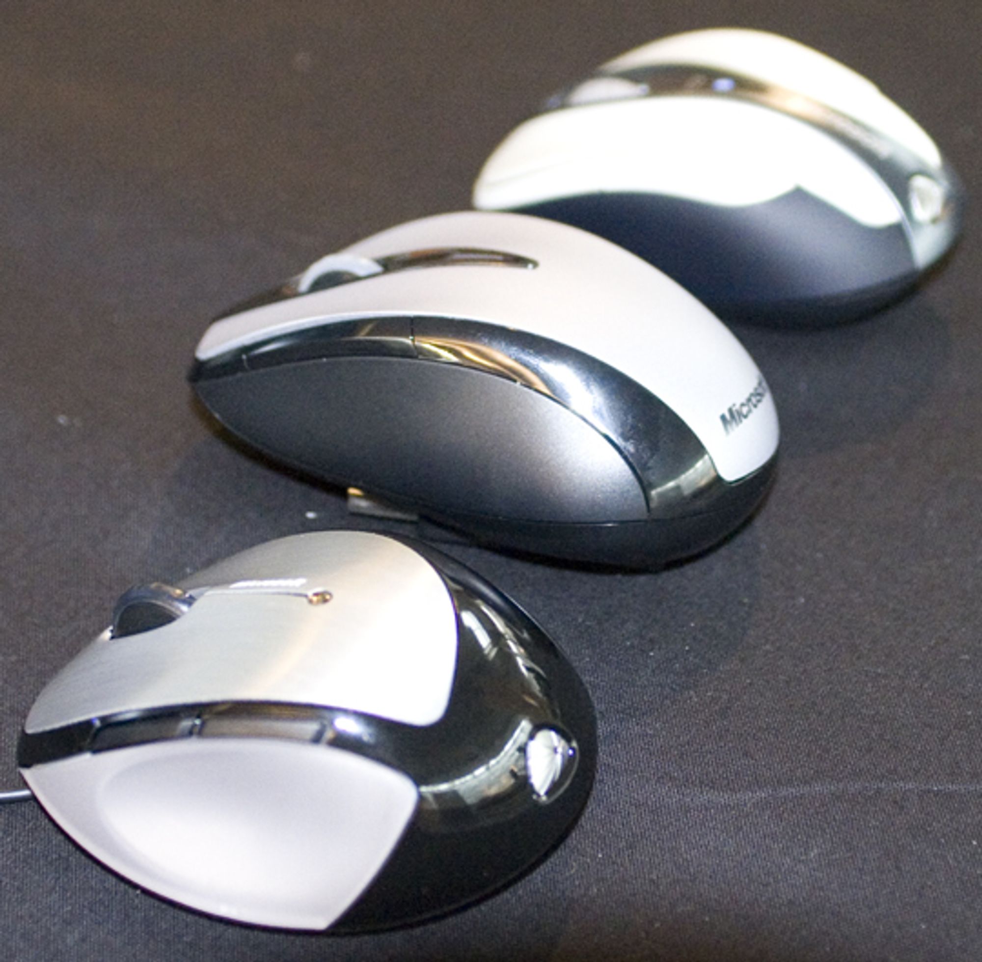 <em>Mobile Memory Mouse 8000, Wireless Notebook Laser Mouse 7000 og Bluetooth Notebook Mouse 5000</em>