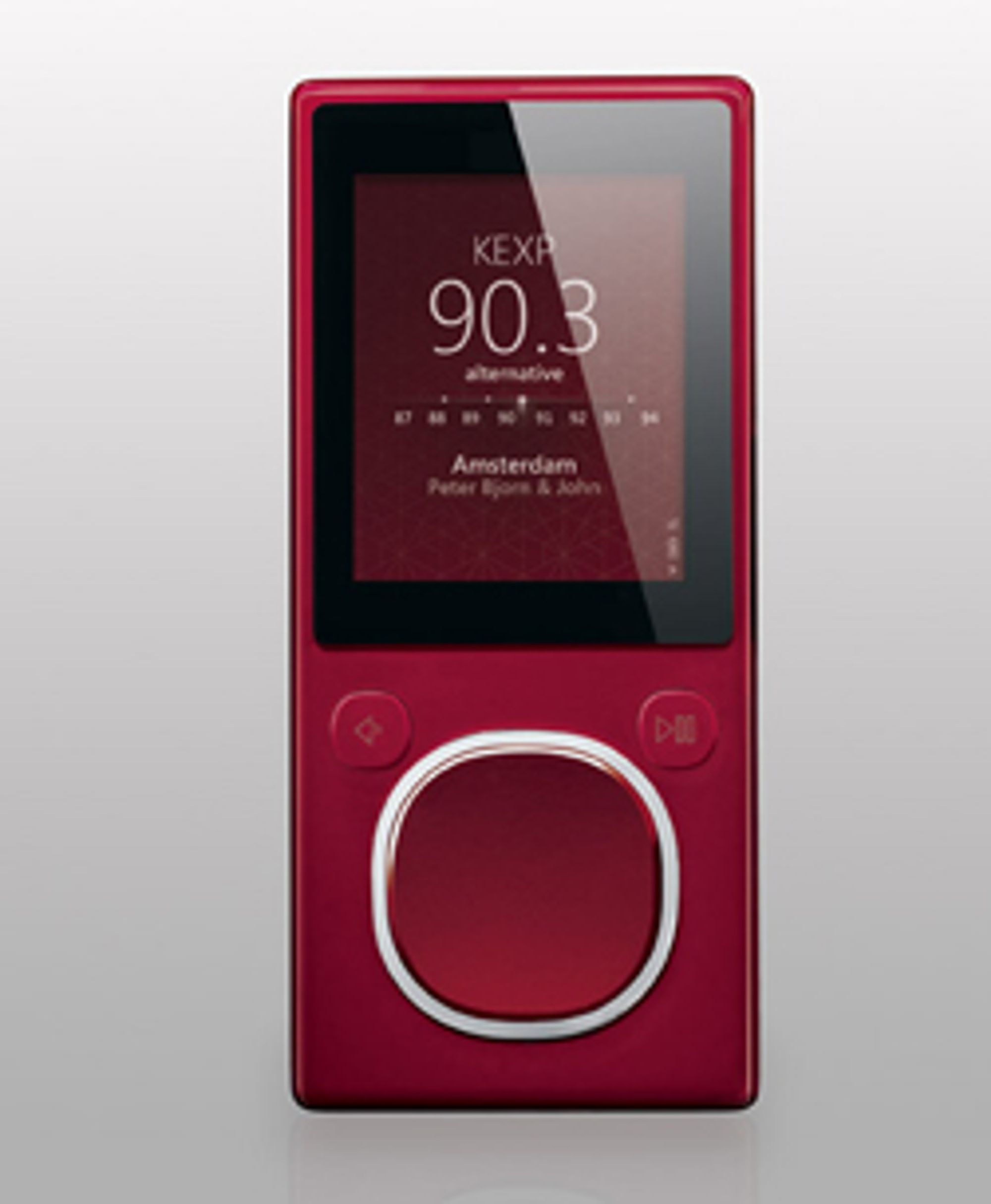 De små Zune-ene har samme funskjoner som harddiskvarianten.
