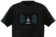 T-skjorta som viser WiFi og nerder