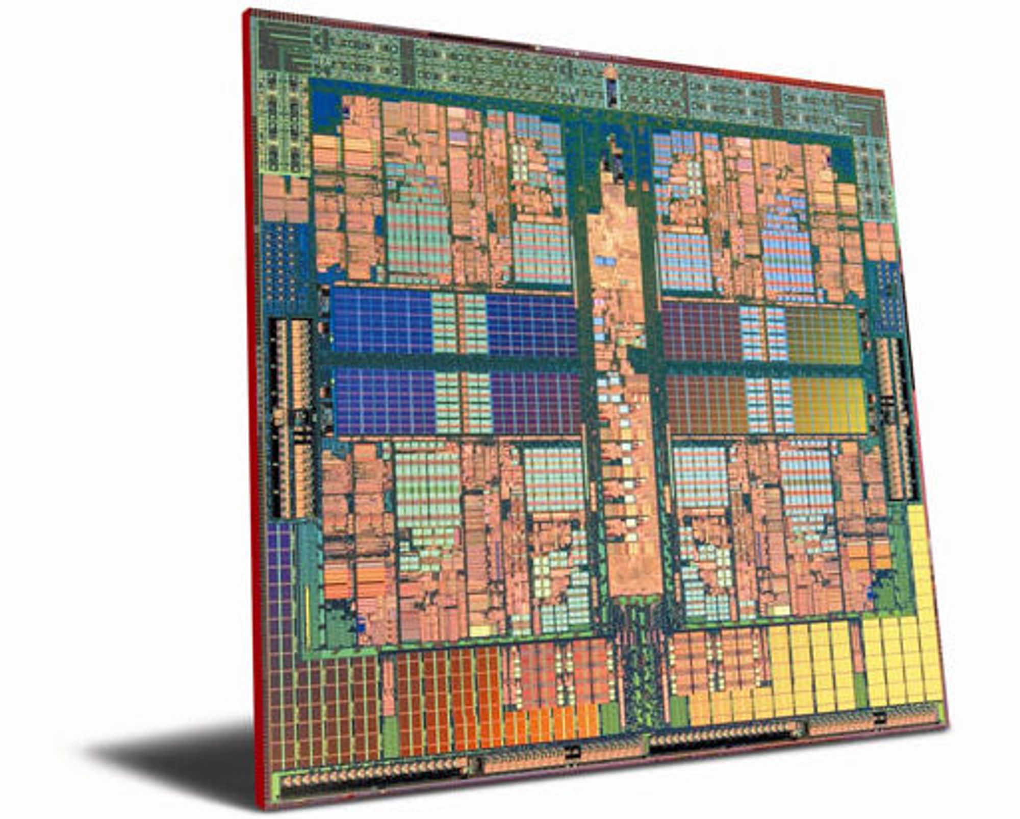 Bildet viser Phenom, som i første generasjon lages med 65 nm