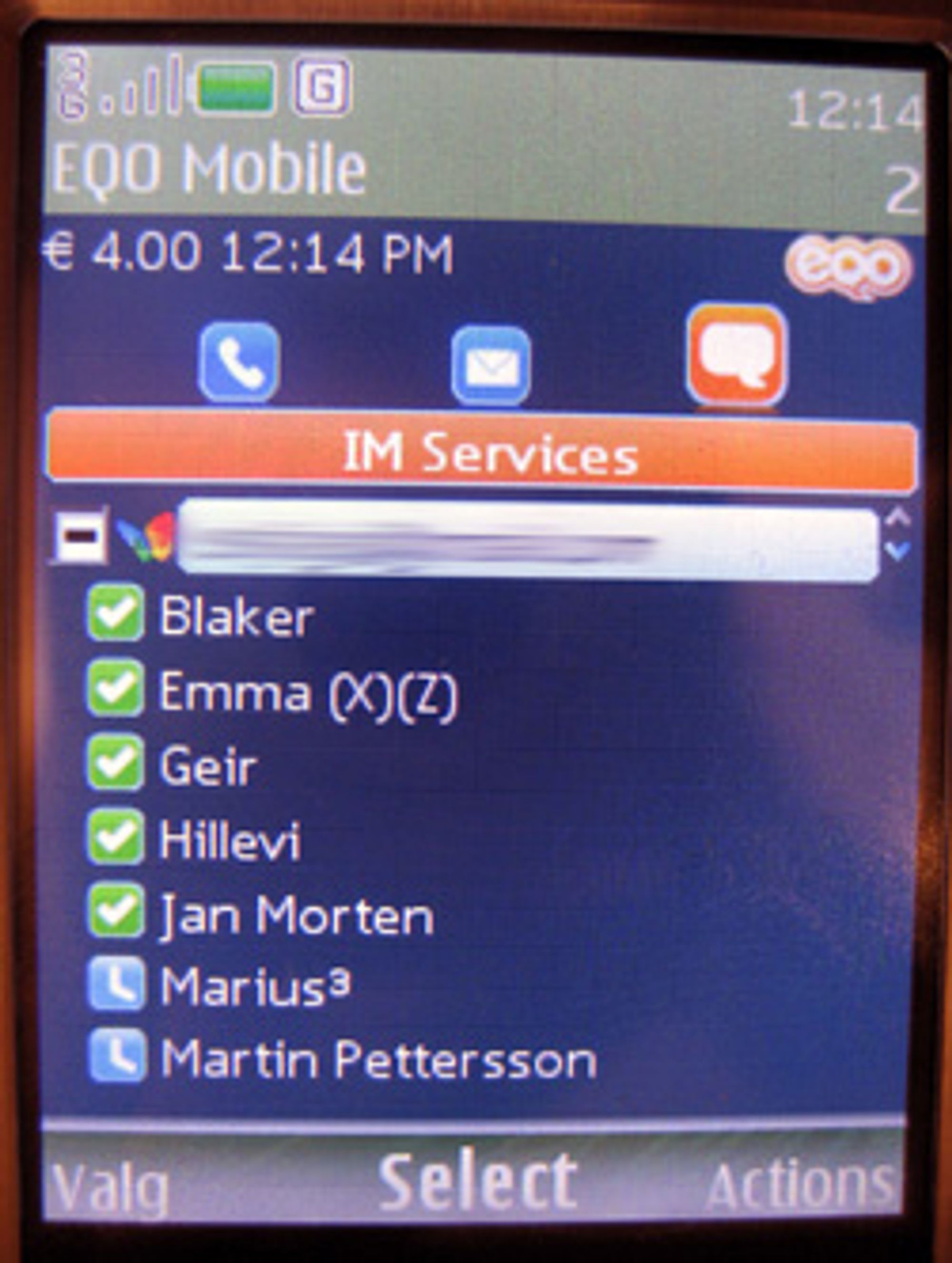 MSN med EQO Mobile.