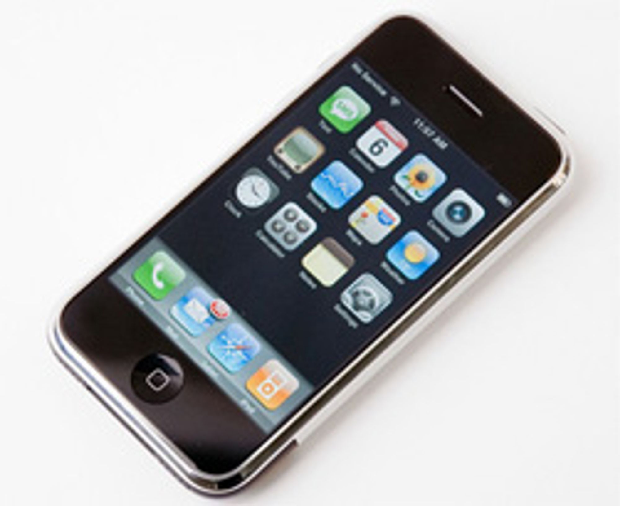 Iphone får fast månedspris i Tyskland. (Foto: Simen J. Willgohs)
