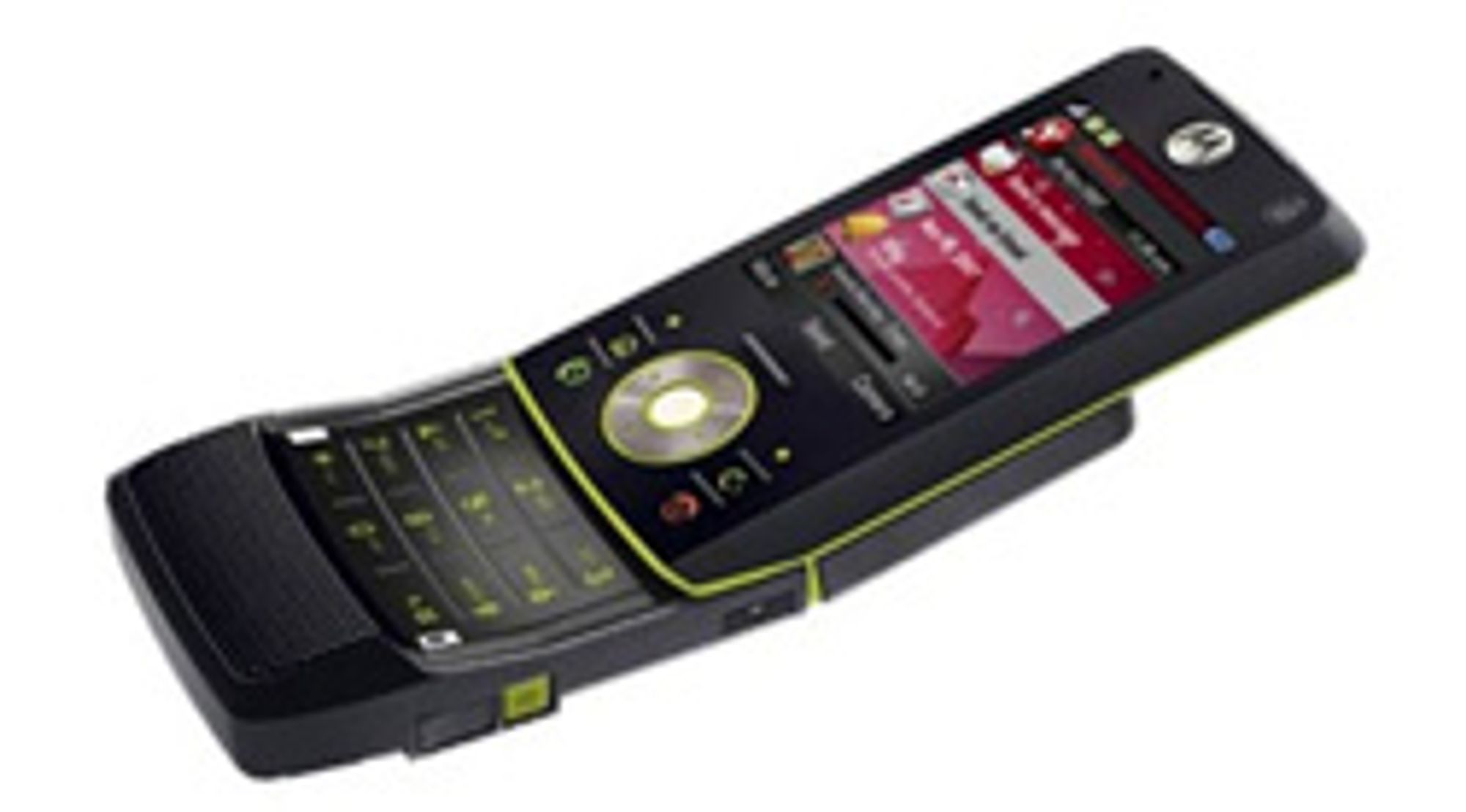 motorolas Rizr Z8, også kjent som bananmobilen.