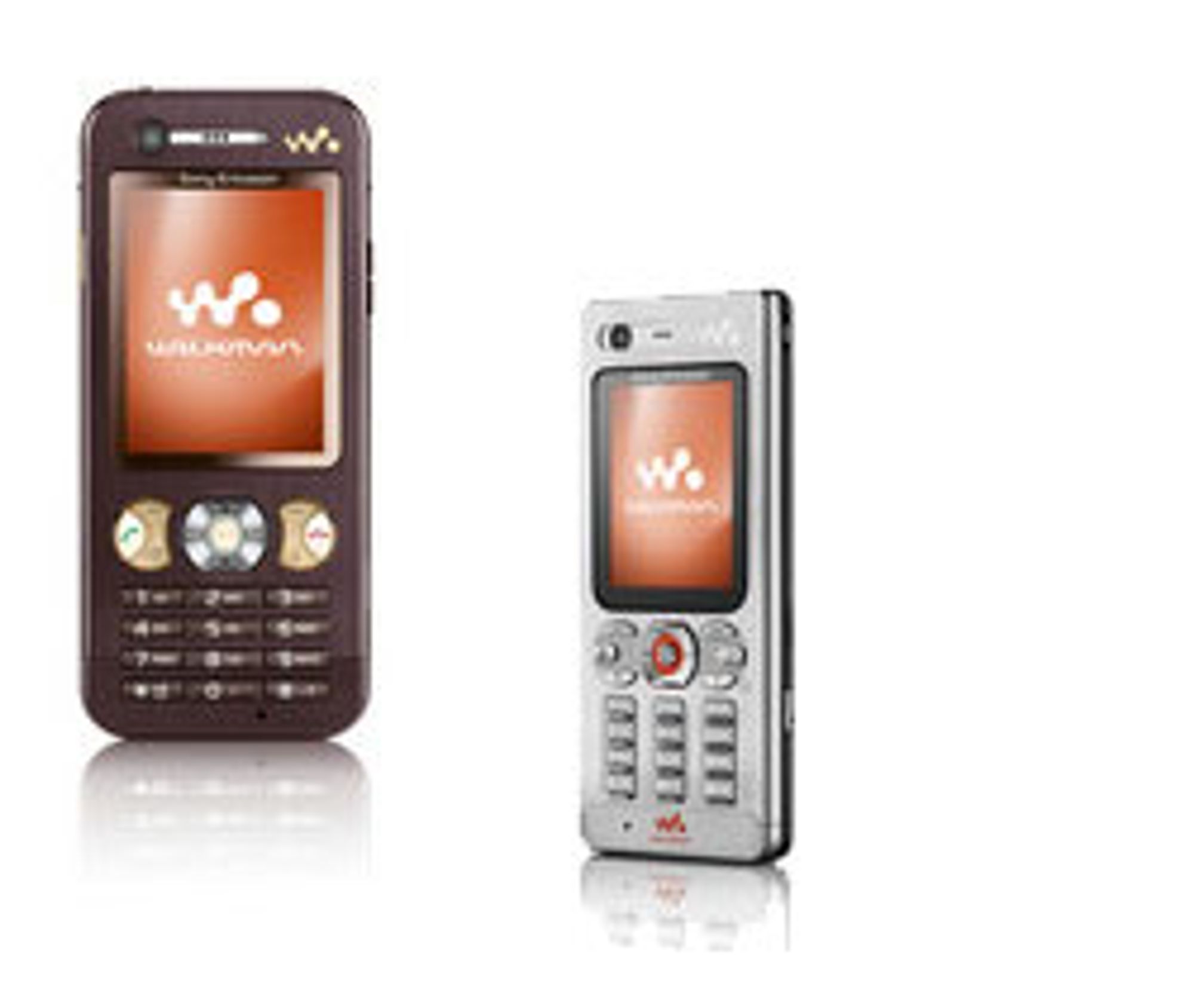 Fra venstre: Sony Ericsson W890i og W880i.