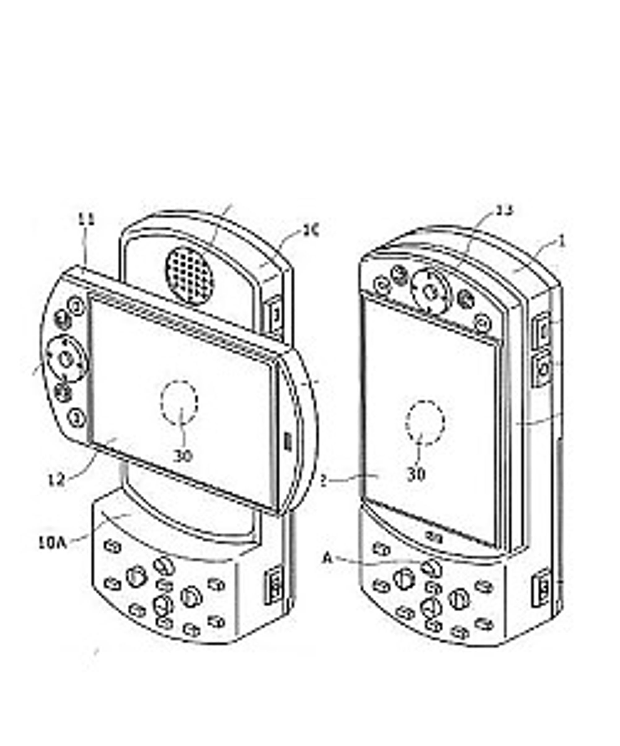 Dette bildet er fra et patent Sony Ericsson fikk før sommeren.