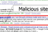 Malware spres via Google