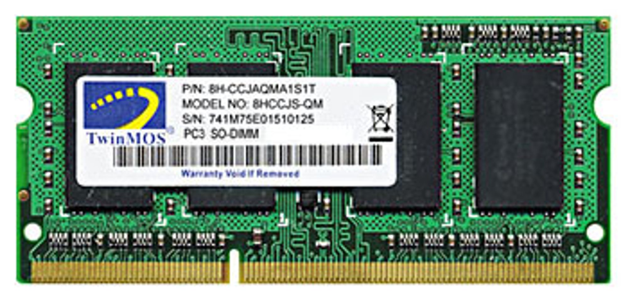 Twinmos DDR3 SO-DIMM takler 1333 MHz effektivt