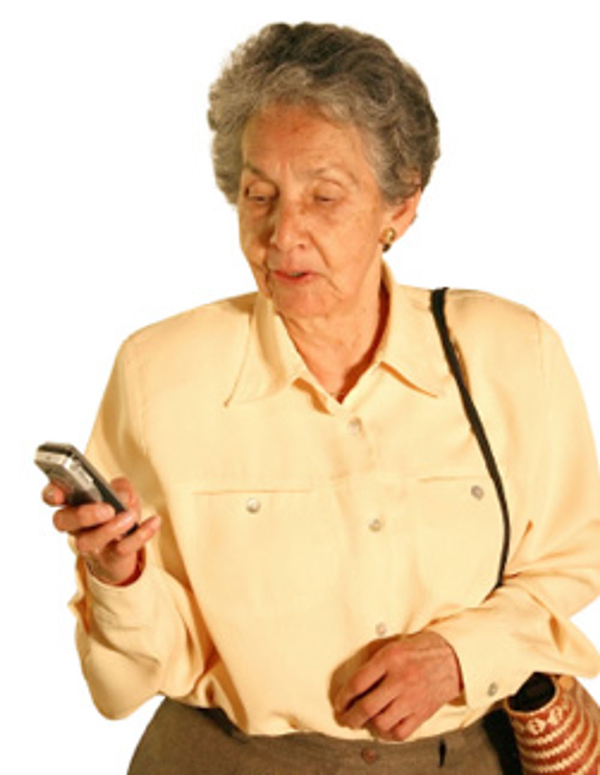 Send besteforeldrene dine en jule-SMS, oppfordrer NetCom. (Foto: Istockphoto / Andersr)