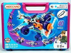 Meccano Byggesett, 40 modeller