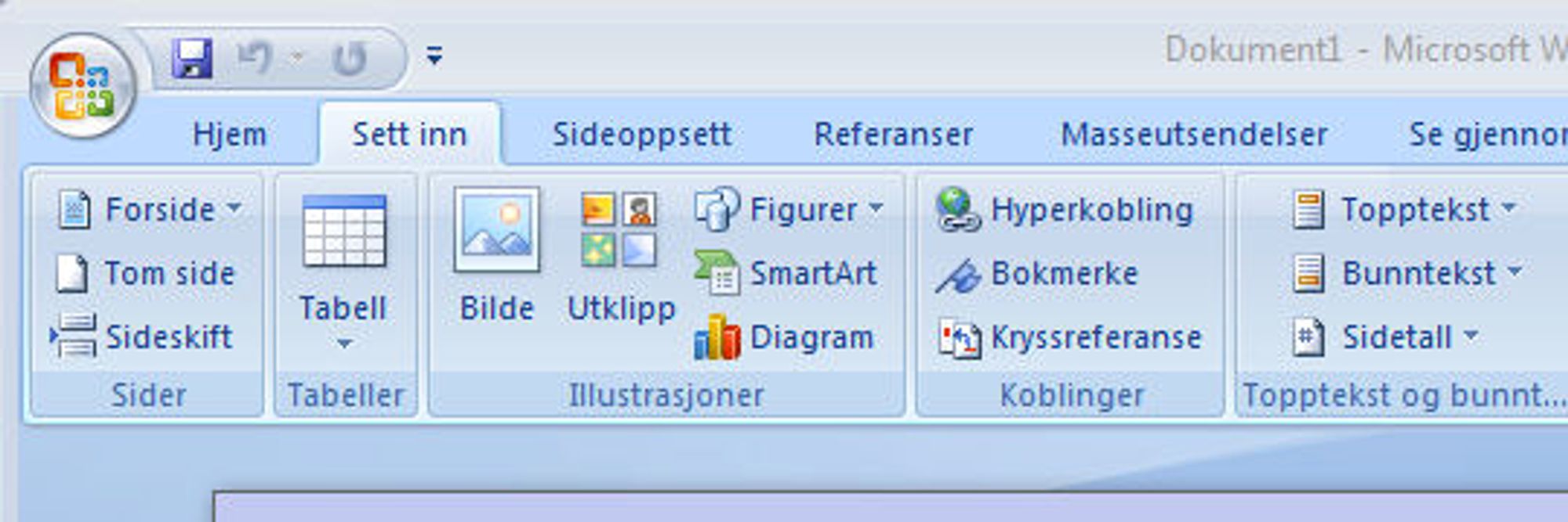 Microsoft Office 2007 støtter Open XML