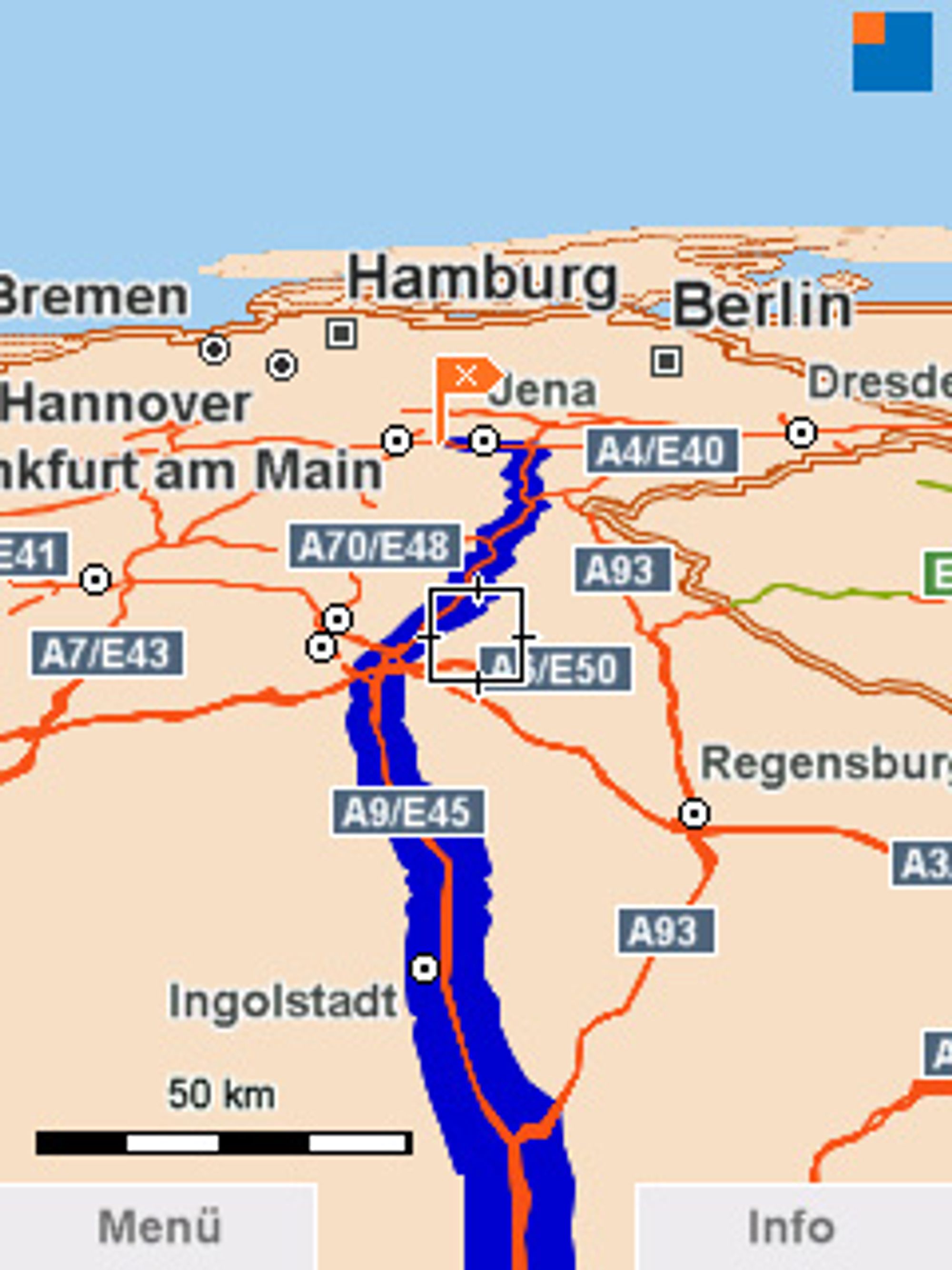 Map24 lar deg navigere uten GPS.