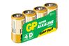 GP 4-Pack 4D Alkaliske Batterier