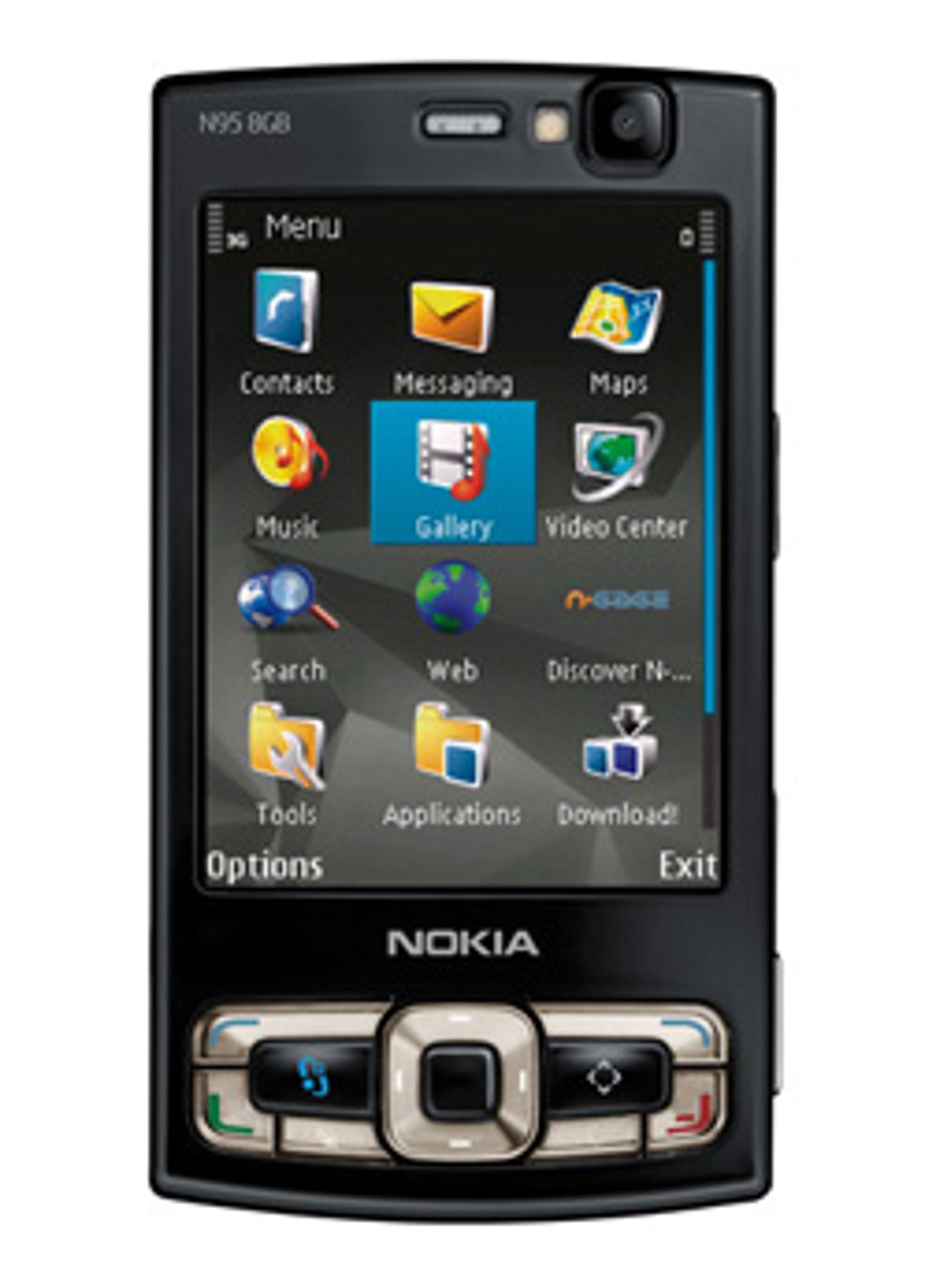 nokias N95 2 GB skal også være svart, ifølge ryktene. (Foto: Nokia)