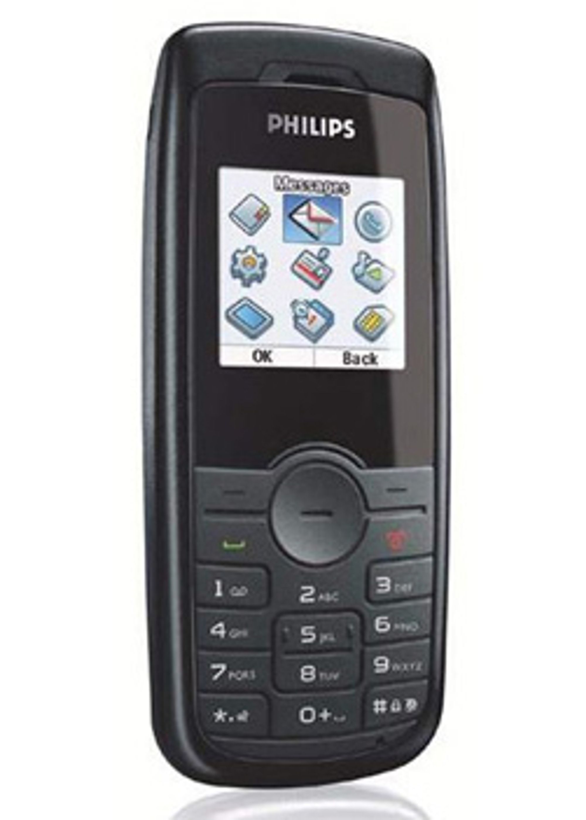 Philips' 192 Candybar er en enke telefon. (Foto: Unwired View)