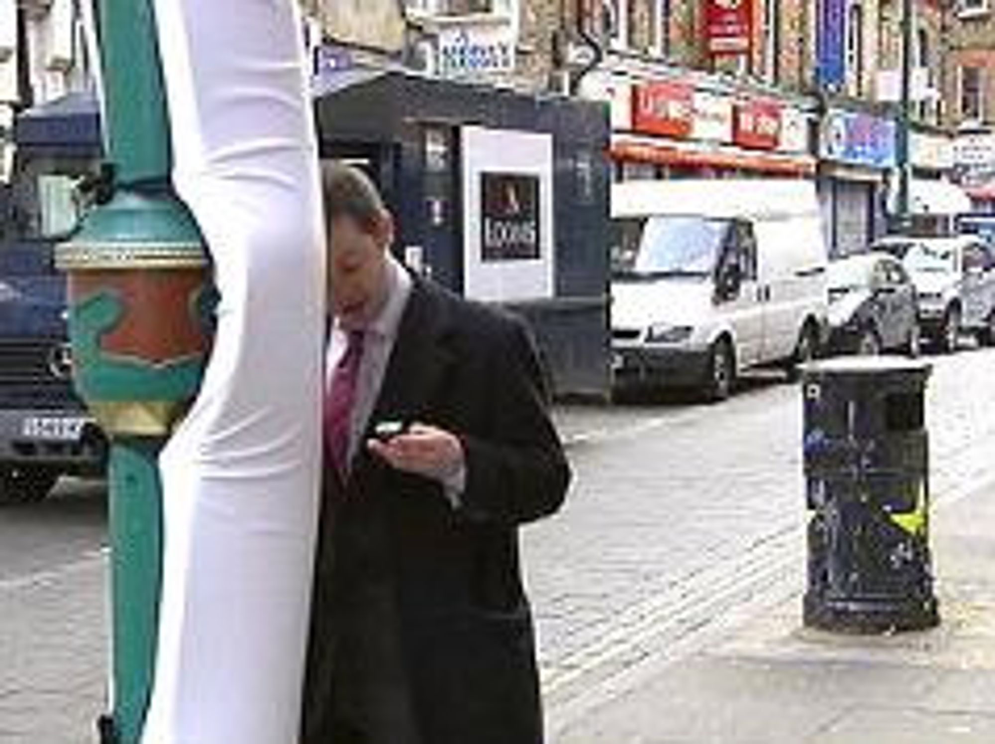 En av SMS-madrassene til 118118. (Foto: ITN)