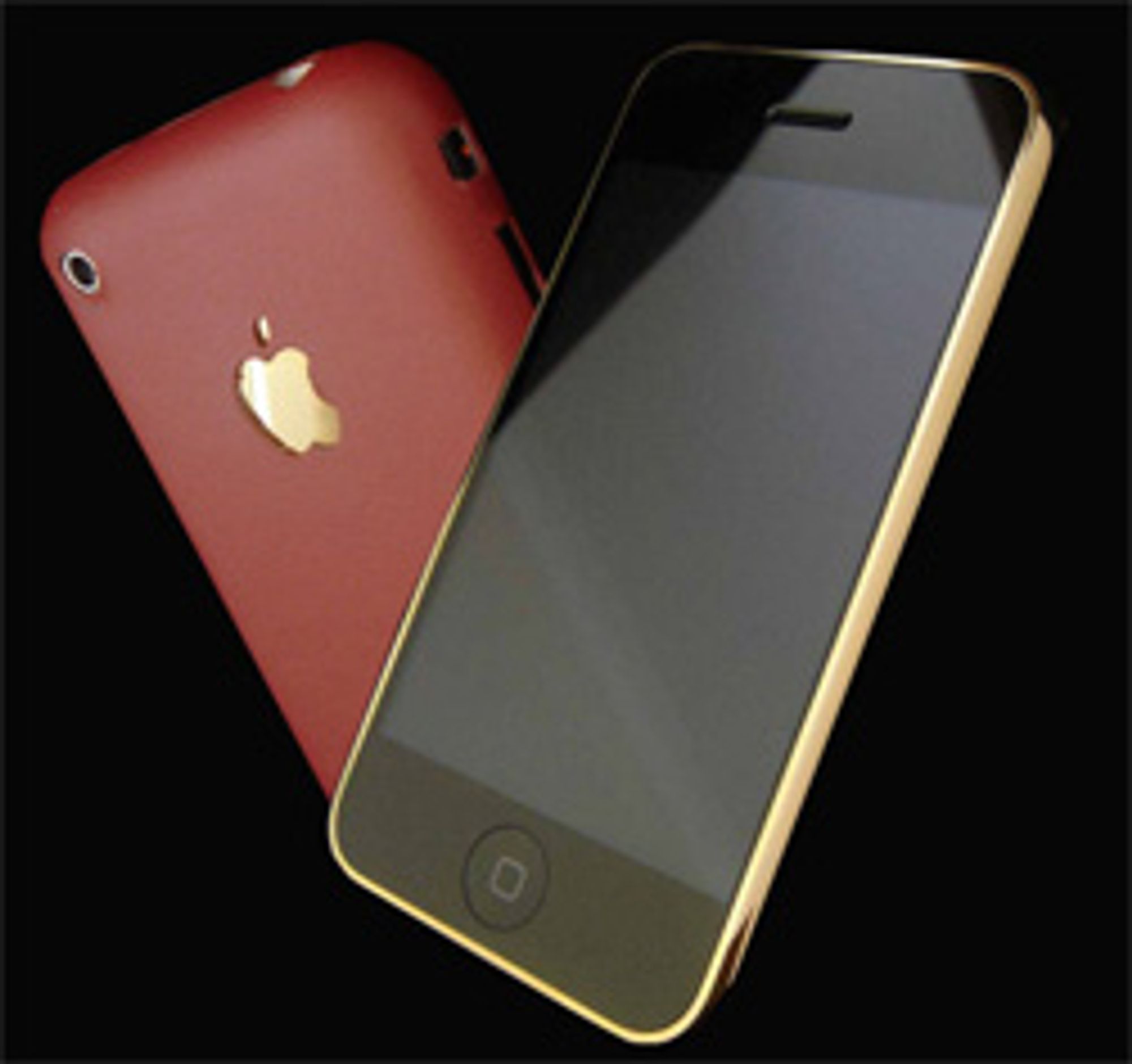 Fikk du lyst på Iphone i rødt lær? (Foto: Cellular-News)