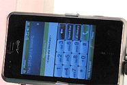 GPS-mobilen med to fremsider