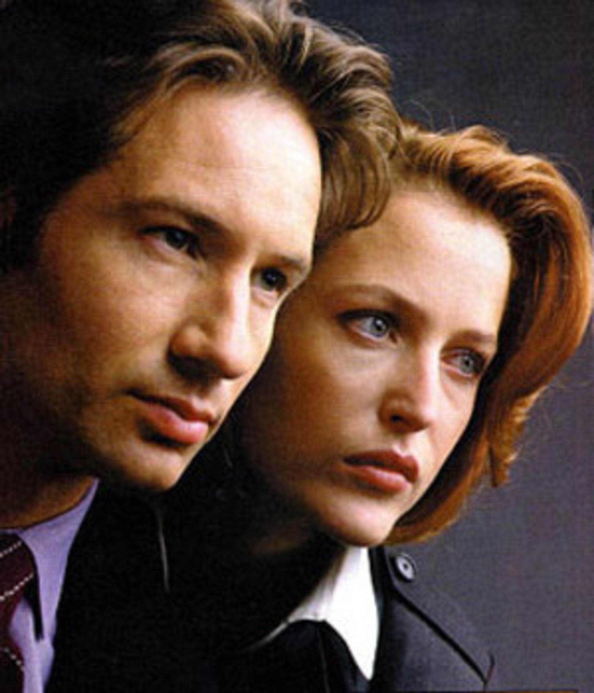 Mulder og Scully fra den originale TV-serien.