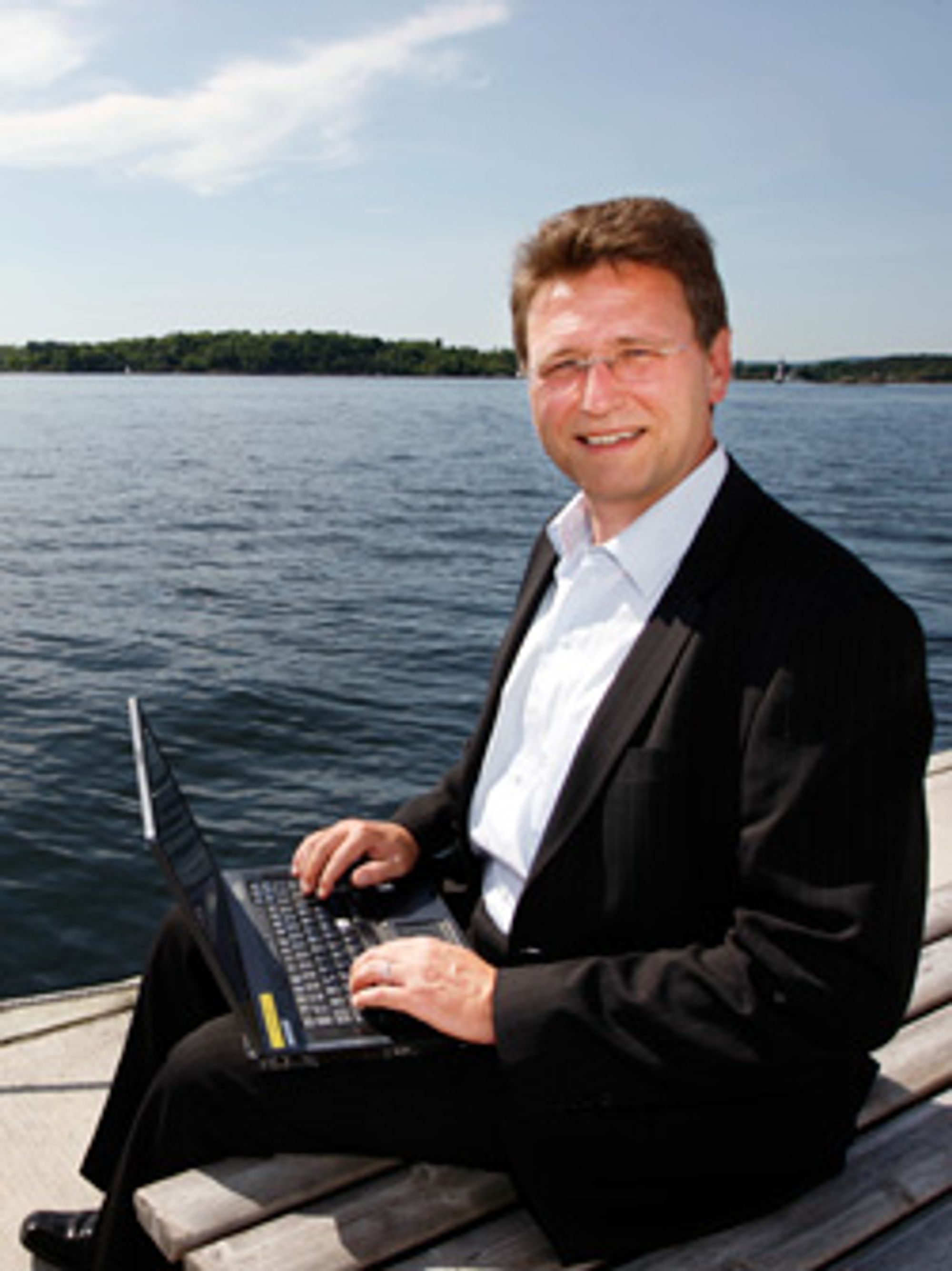 Matthias Peter sier at Boomer Cell kan forbedre dekningen, spesielt til sjøs.