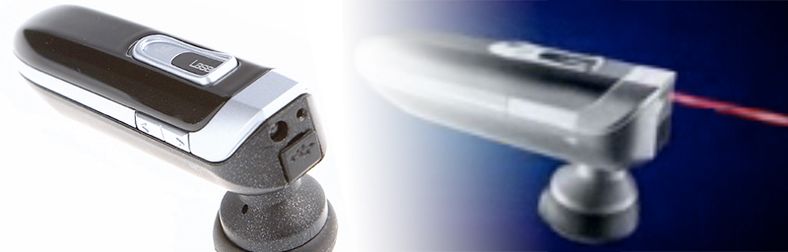 Bluepointer har både laserpeker og lommelykt.