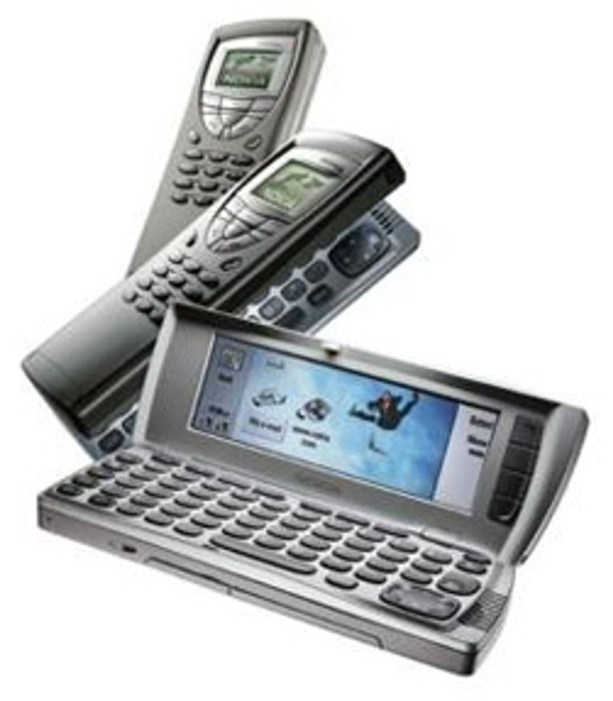Nokia var neste, med sin første kommunikator-mobil.